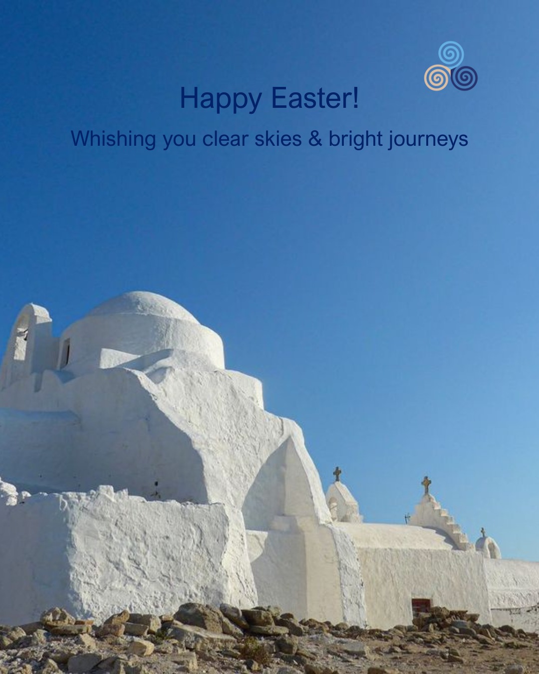 Happy Easter! 🇬🇷🤍 
Χριστός Ανέστη! 

#FlyCycladic #CloserThanEver #HappyEaster #Easter2026 #Greece