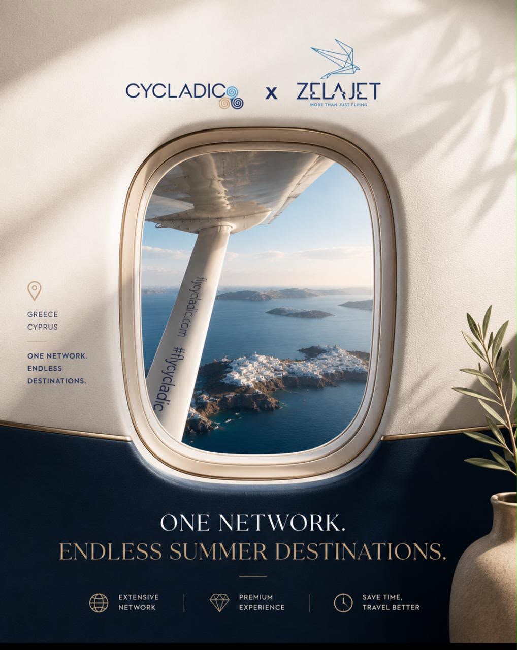 Better connected, together. 🇬🇷✈️
FlyCycladic and @zelajet join forces through one network to create a seamless private travel experience across Greece, bringing greater flexibility and ease to every journey.

#FlyCycladic #ZelaJet #PrivateAviation #CloserThanEver #Greece